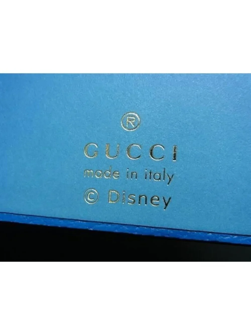 Gucci GG Pattern Disney Collaboration Donald Duck Leather Notebook